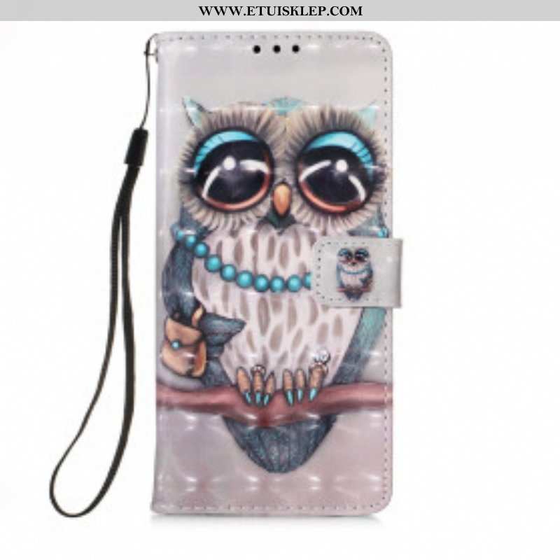 Etui Folio do Samsung Galaxy M12 / A12 Pani Sowa